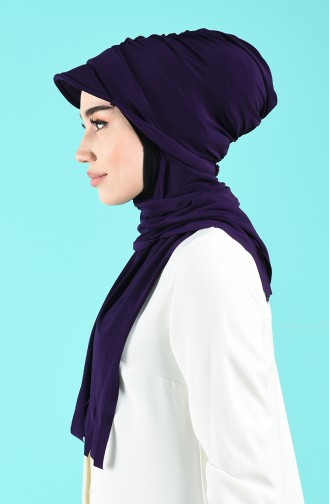 Purple Casual Scarf 7019-07