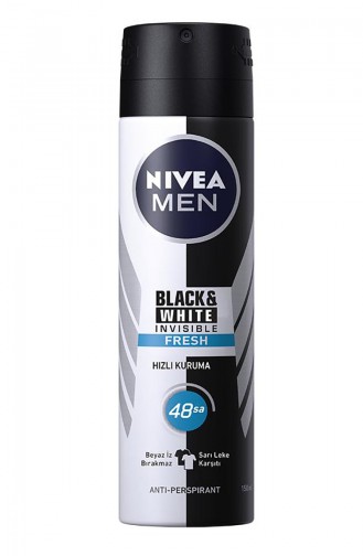 Nivea Men Black and White Invisible Fresh Erkek Deodorant 150 Ml