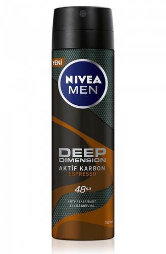 Nivea Men Deep Dimension Espresso Erkek Deodorant 150 Ml