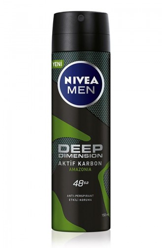 Nivea Men Deep Dimension Amazonia Erkek Deodorant 150 Ml