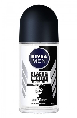 Nivea Men Invisible Black and White Original Erkek Deodorant Roll on 50 ml