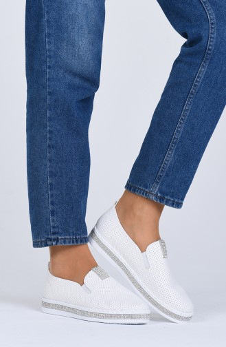 White Casual Shoes 0004-02