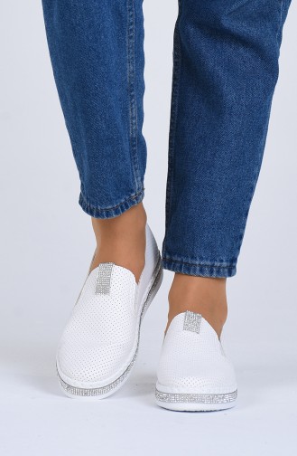 White Casual Shoes 0004-02