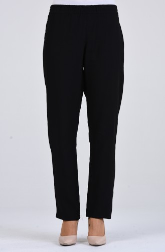 Elastic waist Trousers 4125pnt-02 Black 4125PNT-02