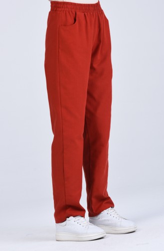 Elastic waist Pocket Detailed Trousers 4129pnt-03 Tile 4129PNT-03