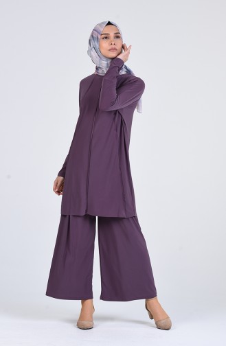Sandy Tunic Trousers Double Suit 1024-01 Dark Lilac 1024-01