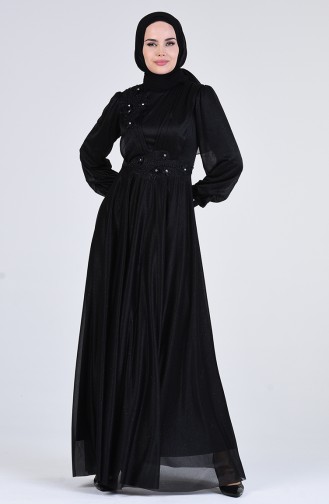 Habillé Hijab Noir 1123-07