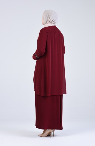 Habillé Hijab Bordeaux 1264-03