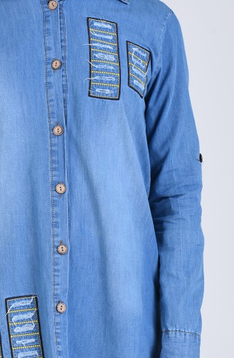 Denim Blue Tunics 3018-02