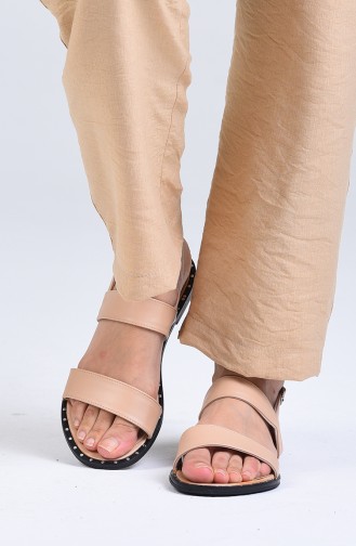 Beige Summer Sandals 0005-03