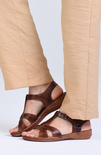 Sandales D`été Tabac 0503-01