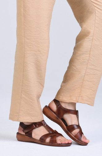 Sandales D`été Tabac 0503-01