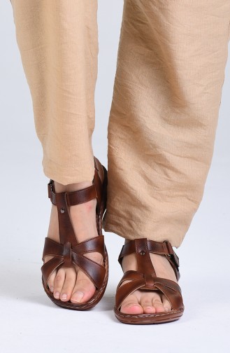 Sandales D`été Tabac 0503-01