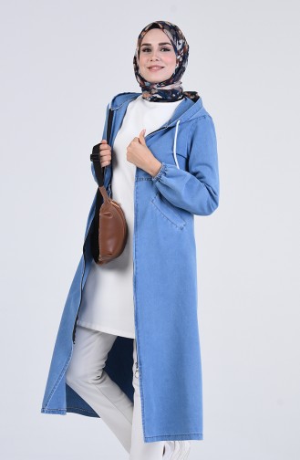 Jeansblau Cape 4131-01