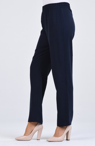 Elastic waist Trousers 4125pnt-01 Navy Blue 4125PNT-01