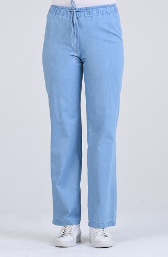 Elastic waist Jeans 0550-02 Denim Blue 0550-02