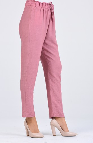 Elastic waist Pants 2055-02 Dry Rose 2055-02