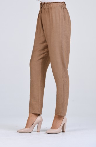 Elastic waist Pants 2055-04 Camel 2055-04