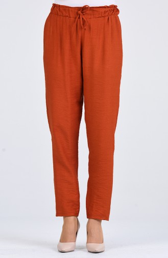 Pantalon Couleur brique 2055-06