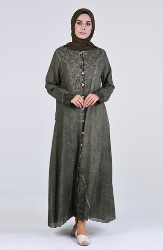 Robe Hijab Khaki 4141-02