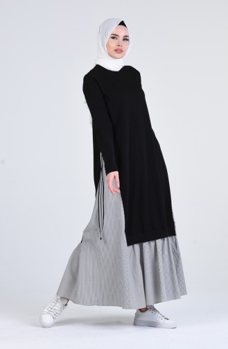 Robe Hijab Gris 91006-01