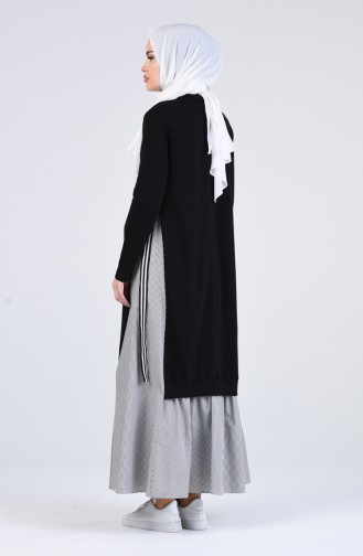 Garnish Dress 91006-01 Black Gray 91006-01