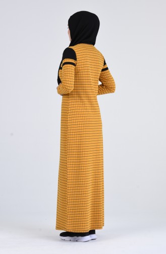 Robe Hijab Moutarde 2600-04