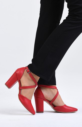 Red High-Heel Shoes 1102-13