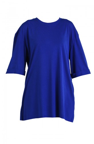 Saks-Blau T-Shirt 8136-10