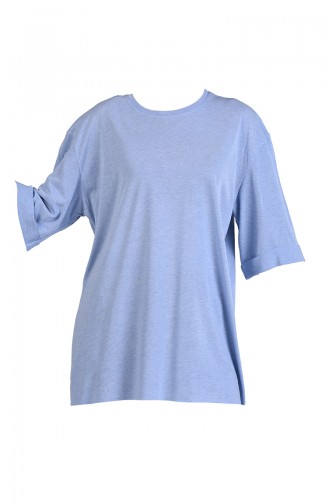 Salaş Tshirt 8136-11 Buz Mavisi