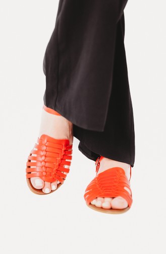 Red Summer Sandals 07