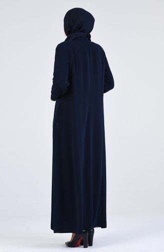 Navy Blue Abaya 5001-03