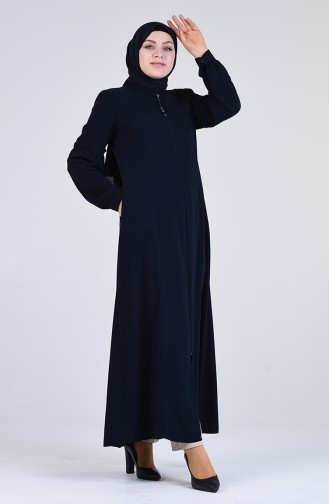 Navy Blue Abaya 5011-02