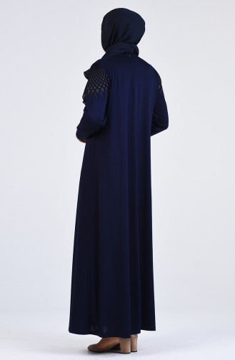 Robe Hijab Bleu Marine Foncé 4900-03