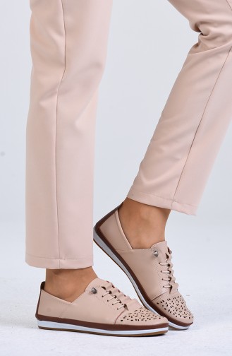 Beige Casual Shoes 1556-03