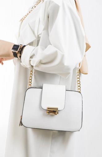 White Shoulder Bags 24-06