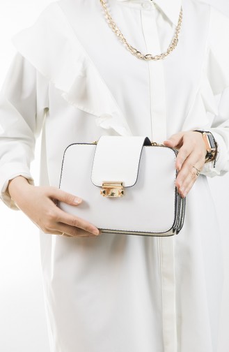 White Shoulder Bag 24-06