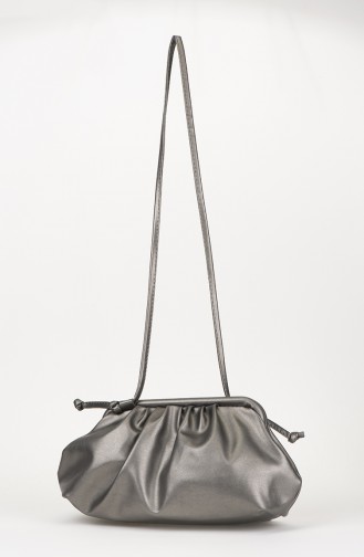 Silver Gray Shoulder Bags 19-02