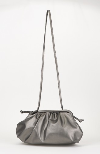 Silver Gray Shoulder Bag 19-02