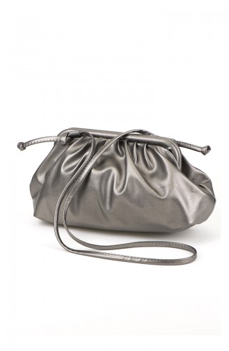 Silver Gray Shoulder Bag 19-02