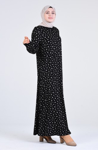 Robe Hijab Noir 4550C-02