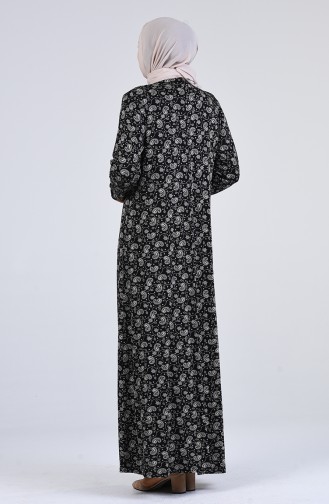 Robe Hijab Noir 4550D-02