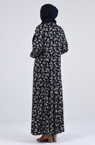 Robe Hijab Bleu Marine 4550E-02