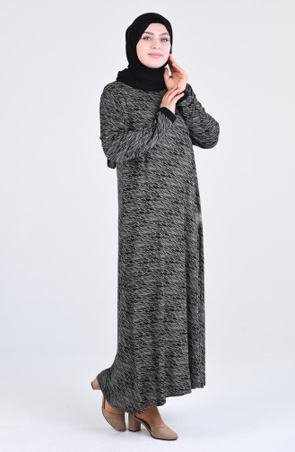 Robe Hijab Noir 4550H-01