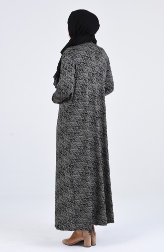 Robe Hijab Noir 4550H-01