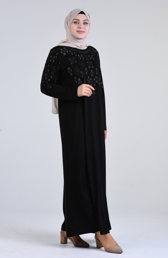 فستان أسود 4896-01