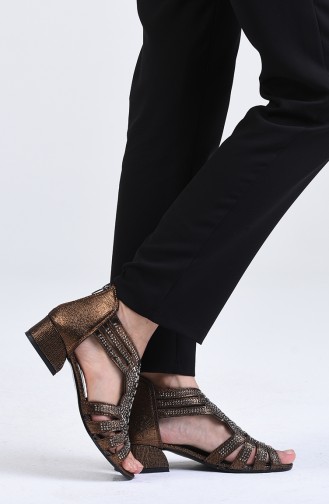 Copper High-Heel Shoes 0523-02