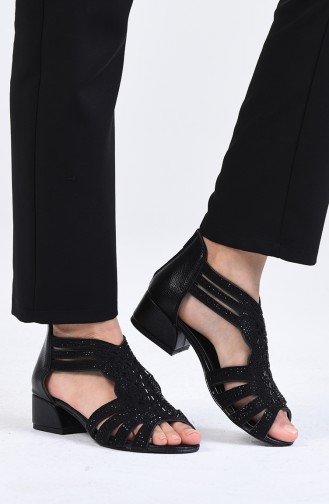 Chaussures a Talons Noir 0523-07