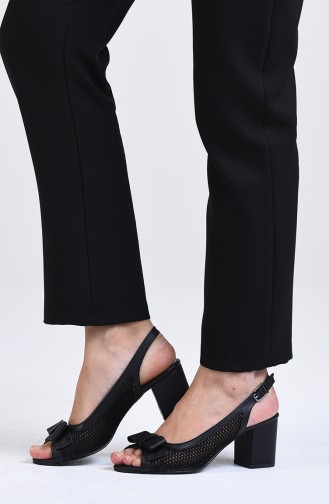 Chaussures a Talons Noir 9050-03