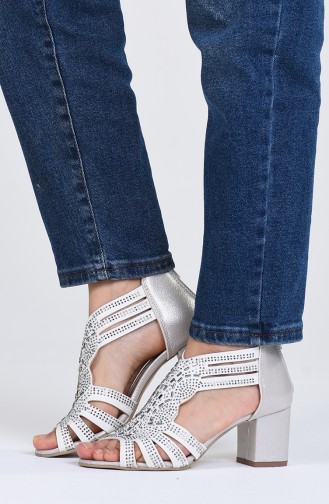 Chaussures a Talons Blanc 9055-11
